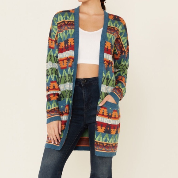 Tasha Polizzi Sweaters - Tasha Polizzi Southwestern Aztec Cardigan